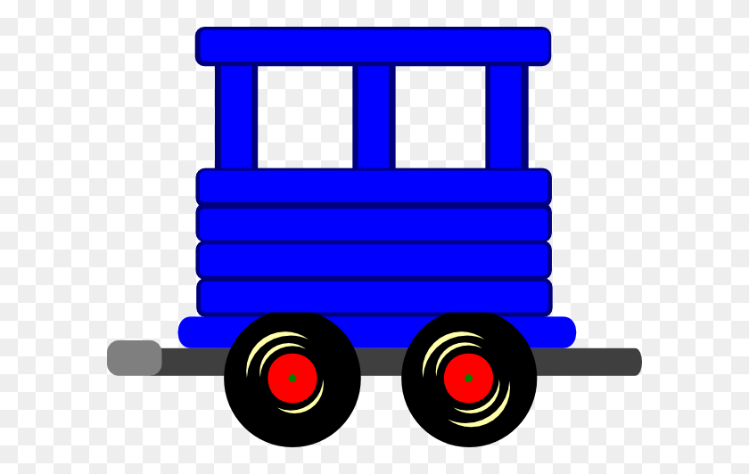600x472 Caboose Loco Train Carriage Clip Art - Steam Train Clipart