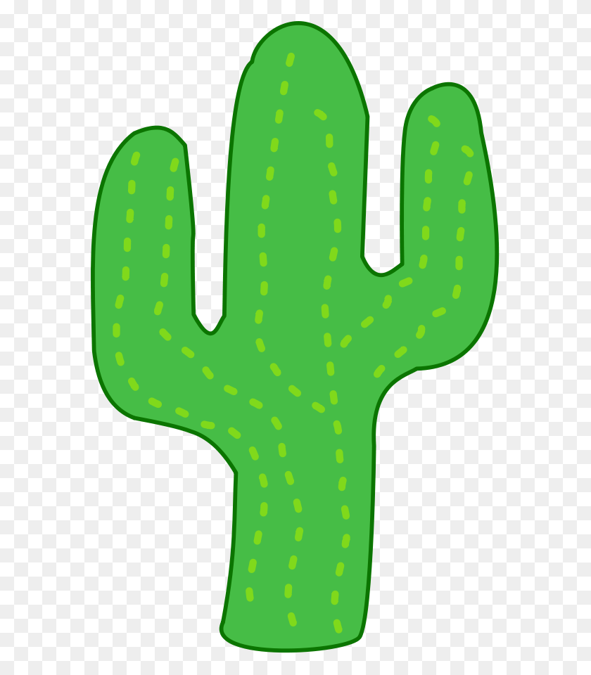 581x900 Cactus Clipart - Potted Cactus Clipart