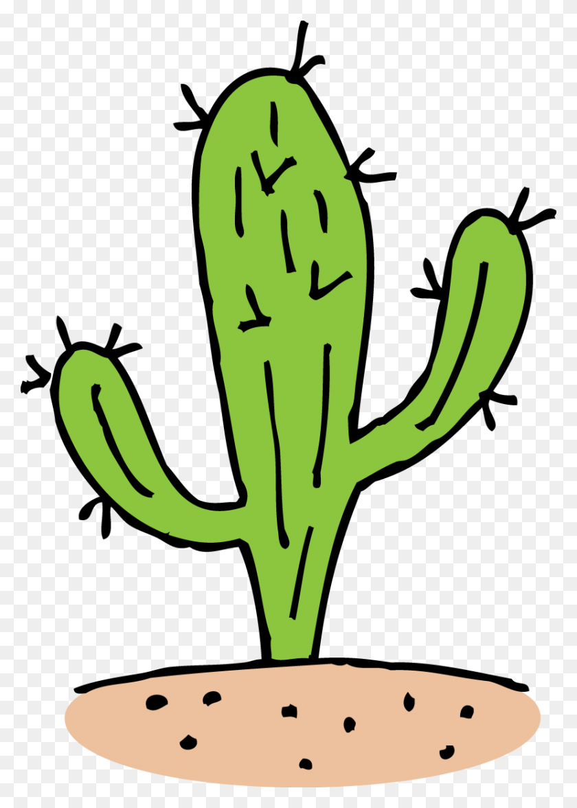 830x1188 Cactus Clipart Single - Green Plant Clip Art