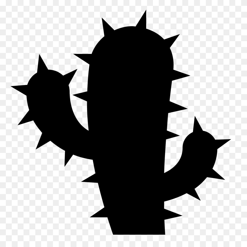 1600x1600 Cactus Icon - Thorns PNG