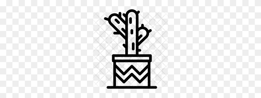 256x256 Cactus Icon - Cactus Outline Clipart
