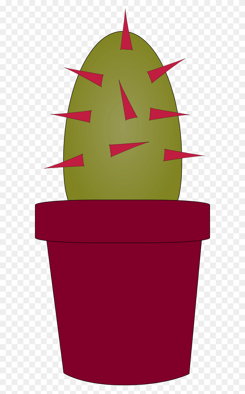 600x1291 Cactus Plant Cartoon - Succulents Clipart