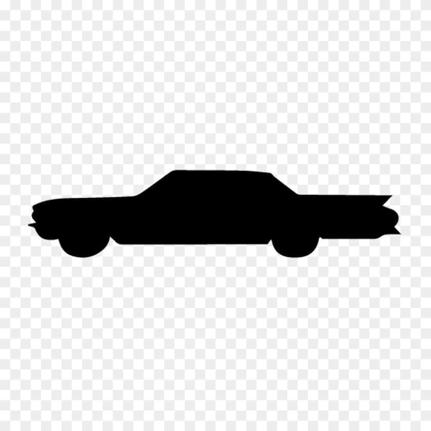 800x800 Cadillac Silhouette Decal - Cadillac PNG