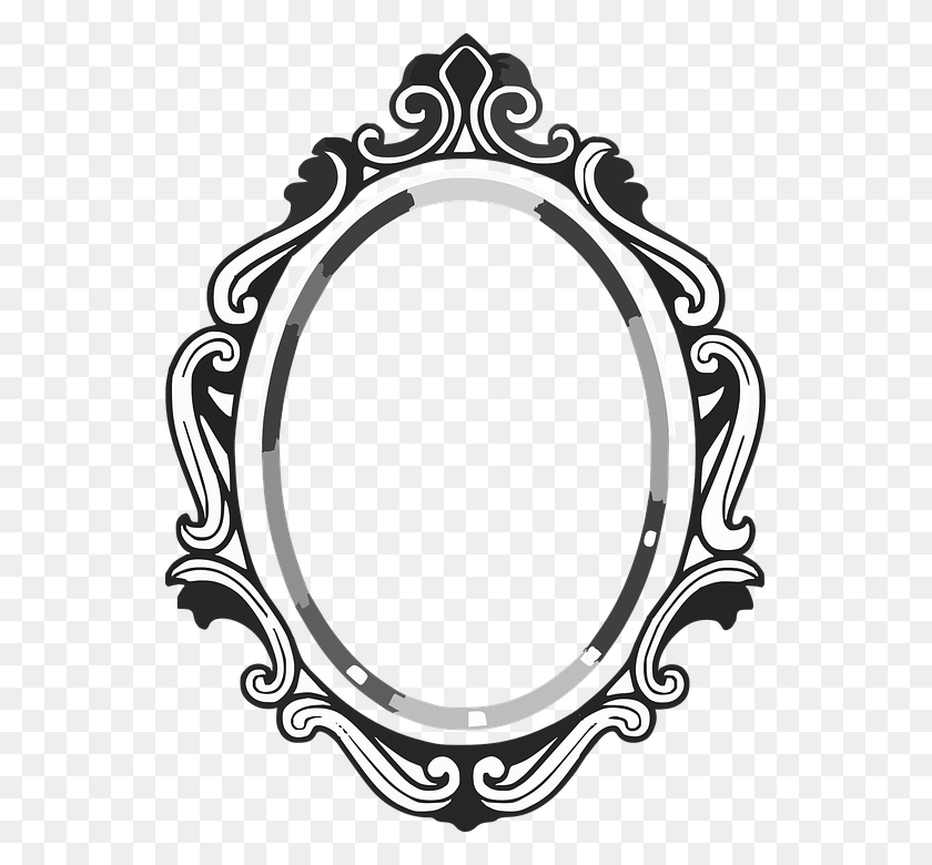 541x720 Cadre Miroir Diy Drawings, Clipart And Frame - Ornate Frame Clipart