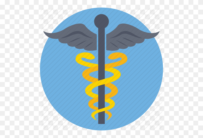 512x512 Caduceus, Medical Logo, Medical Sign, Rod Of Asclepius, Symbol - Medical Logo PNG