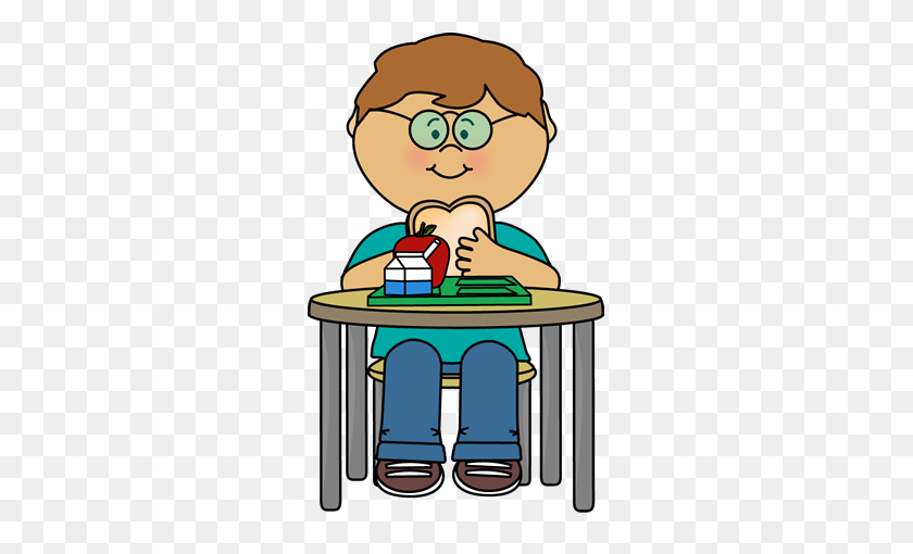 273x450 Cafeteria Clipart Kid Lunch - Snack Helper Clipart