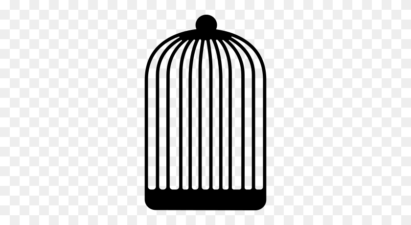 400x400 Cage Bird Png Images Free Download - Cage Clipart Black And White