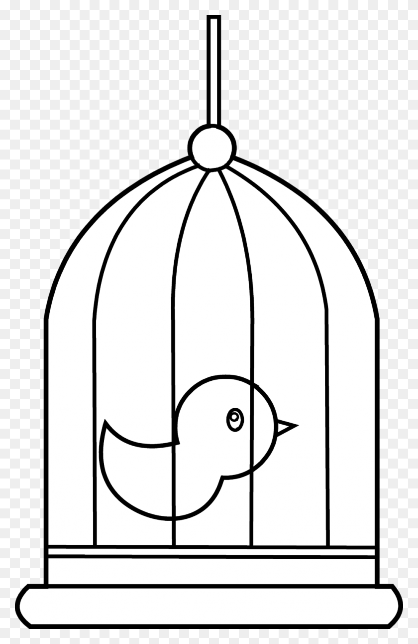 Птичка в клетке для детей