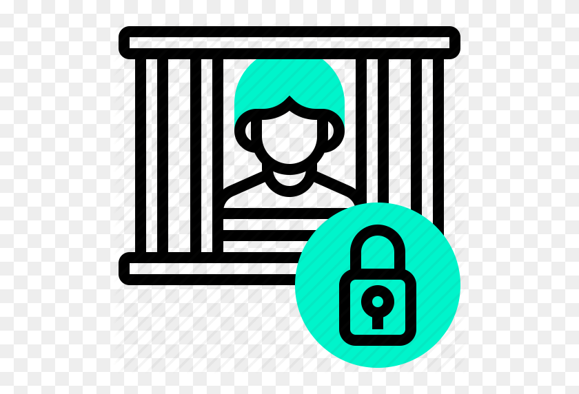 512x512 Cage, Jail, Justice, Lock, Prison, Prisoner, Security Icon - Jail PNG