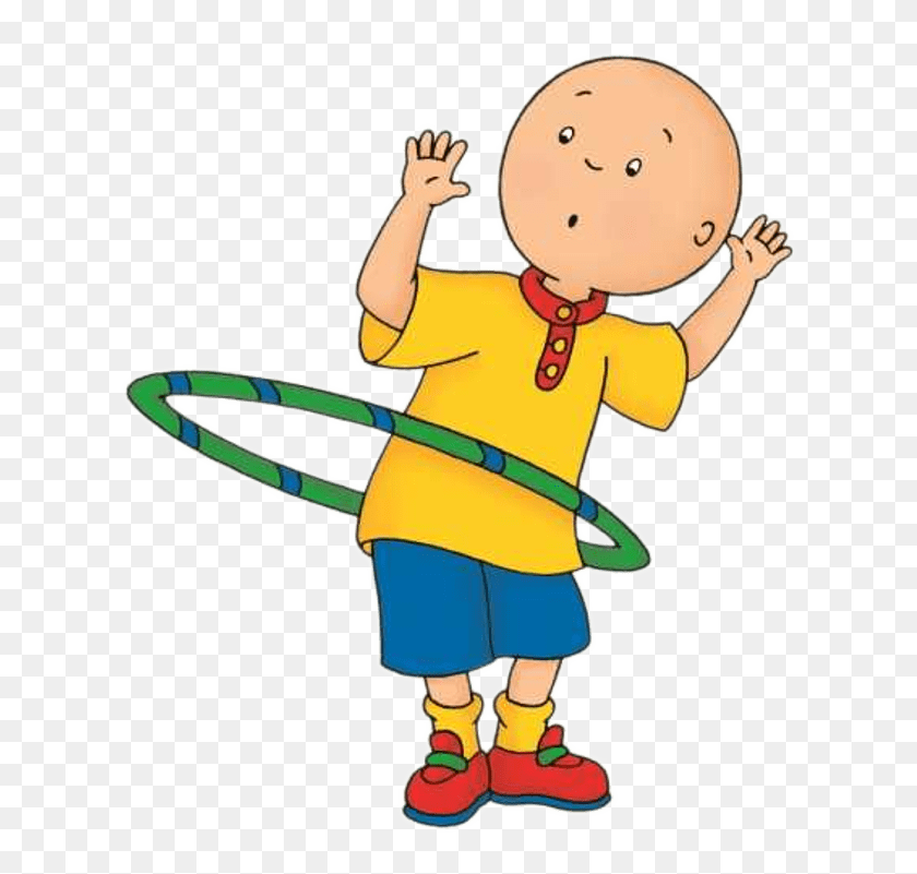 Caillou Playing With The Hula Hoop Transparent Png Caillou Png