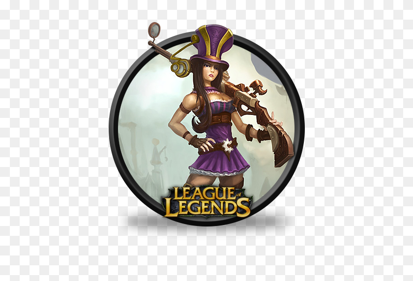 512x512 Caitlyn Icon League Of Legends Iconset - League Of Legends PNG