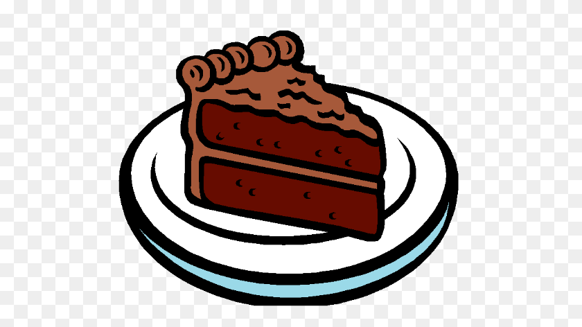500x412 Торт Клипарт Шоколадный Торт Карандаш И В Цвете - Торт Изображения Клипарт