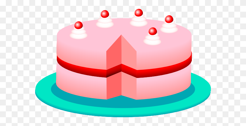 600x370 Cake Vector Clipart - Cake Pop Clipart