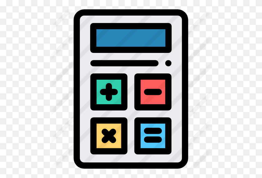 512x512 Calculadora - Icono De Calculadora Png