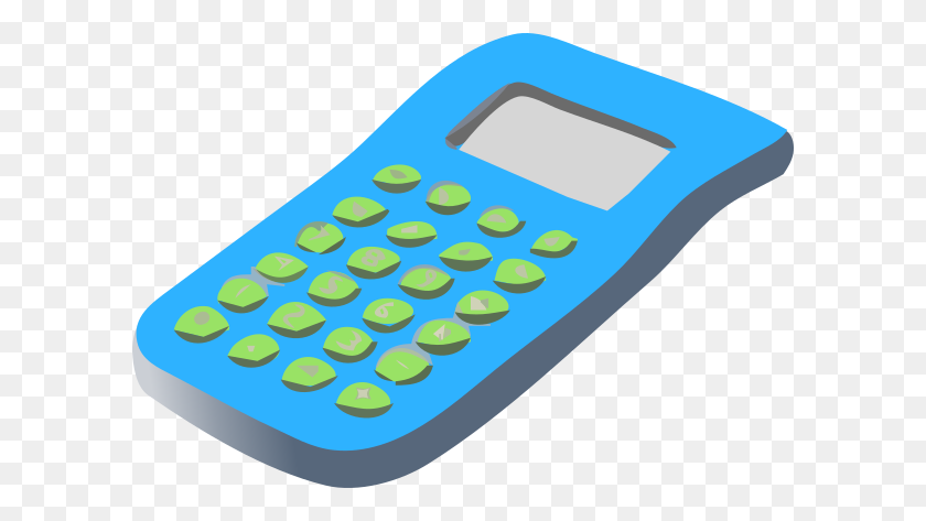 600x413 Calculator Clip Art - Calculator Clipart
