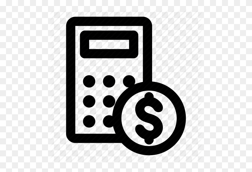512x512 Calculator, Coin, Figure, Math, Money Icon - Calculator Icon PNG