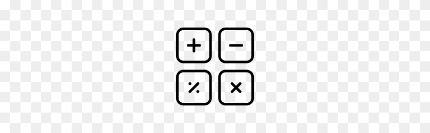200x200 Calculator Icons Noun Project - Calculator Icon PNG