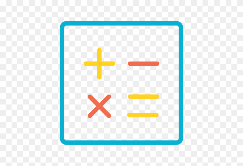 512x512 Calculator Numbers Icon - Numeros PNG