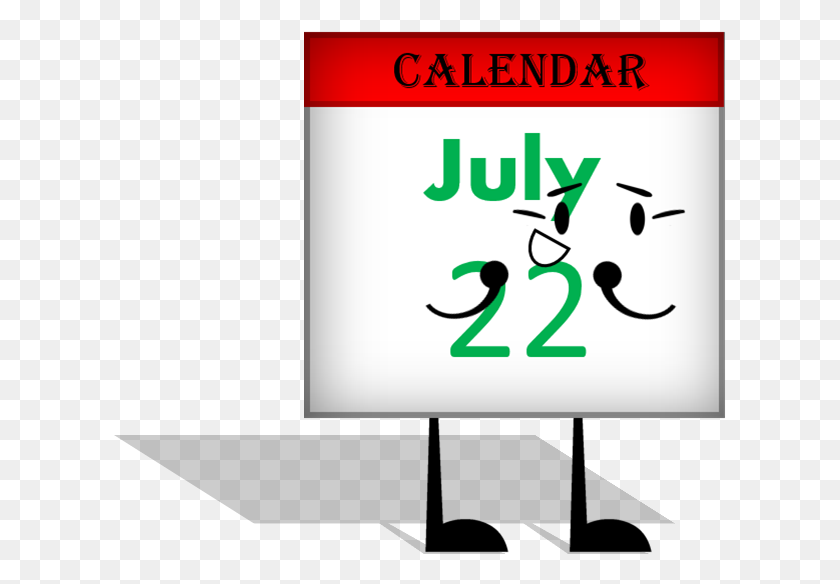 613x524 Calendar - July Calendar Clipart