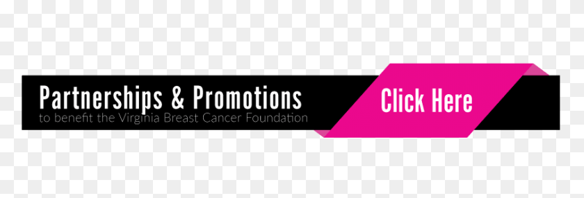 845x245 Calendar Of Events Virginia Breast Cancer Foundation - Pink Banner PNG