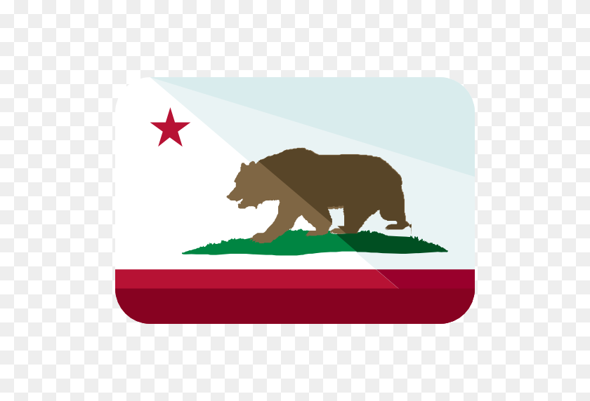 512x512 Калифорния - Флаг Калифорнии Png