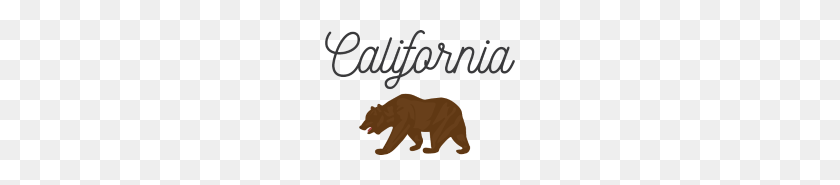 190x125 California Bear - California Bear PNG