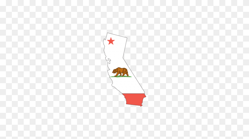 1200x628 California Flag Map Vector And Transparent Png The Graphic Cave - California Flag PNG
