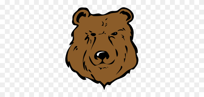301x340 California Grizzly Bear California Grizzly Bear Drawing Free - California Flag Clipart