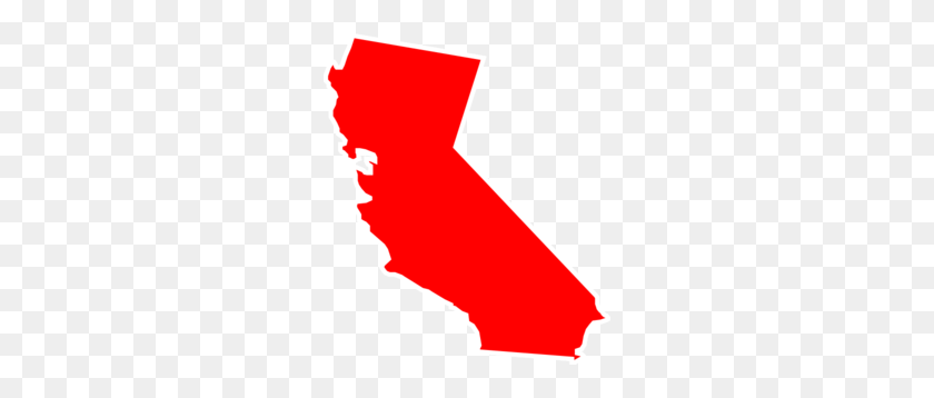 258x298 Imágenes Prediseñadas De Mapa De California - Clipart California