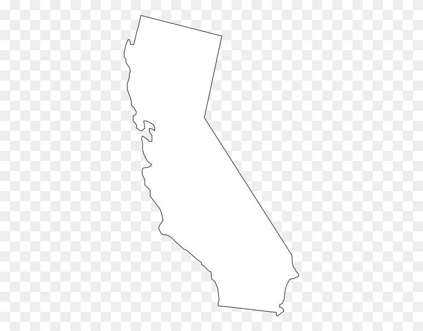 348x598 California Outline Clip Art - California Outline Clipart
