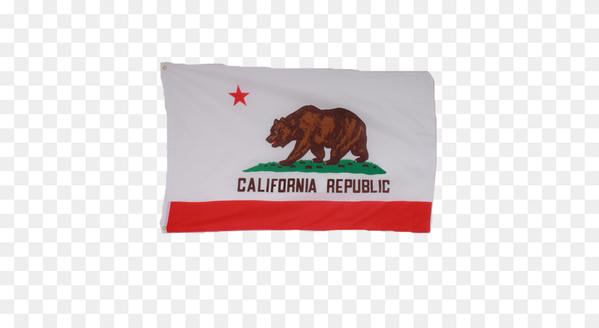 400x400 Bandera De Oso De La República De California - Oso De California Png