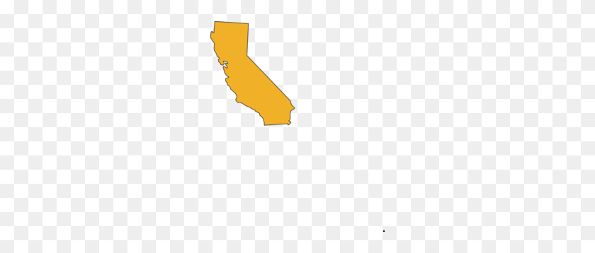 246x298 California State Yellow Clip Art - California Clipart