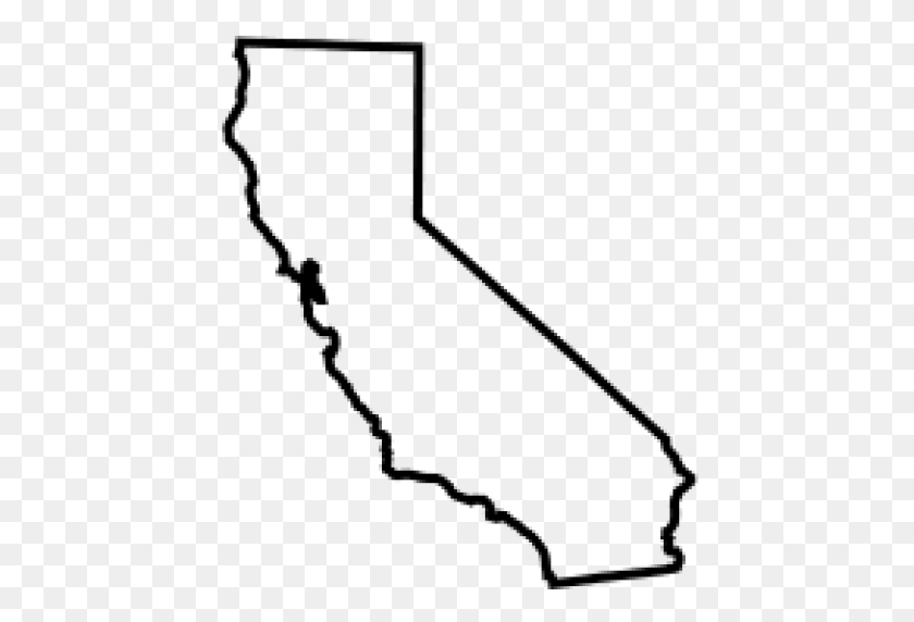 512x512 California's Oro Two Primas Following Huell's Trail - California Outline PNG