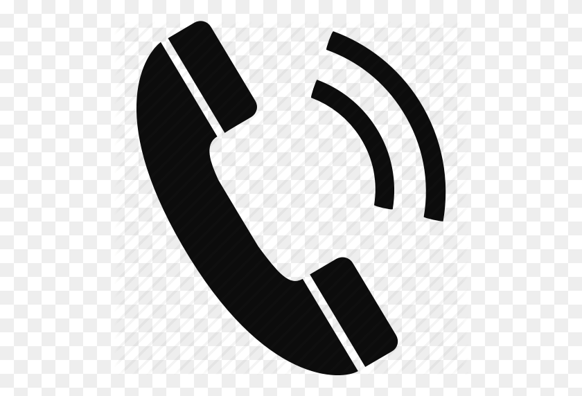 512x512 Значок Вызова, Звонок, Общение, Исходящий Вызов, Телефон, Значок Телефонного Звонка - Телефонный Звонок В Формате Png