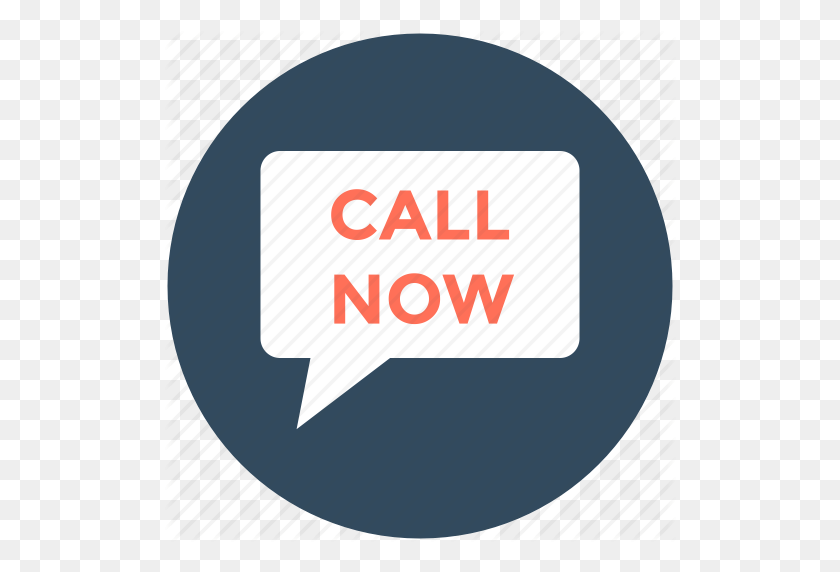 512x512 Call Center, Call Now, Call Support, Helpline, Speech Bubble Icon - Call Now PNG