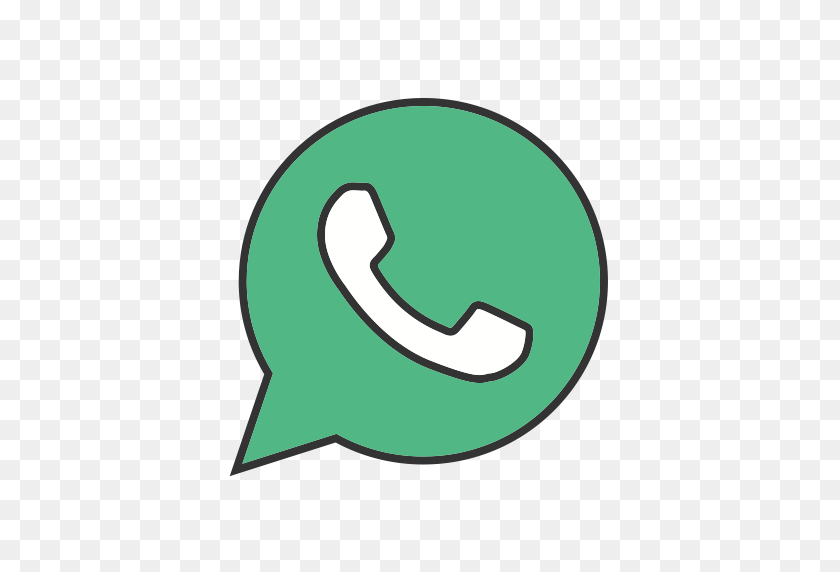 512x512 Call, Contact, Logo, Media, Message, Social, Whatsapp Icon - Icon PNG