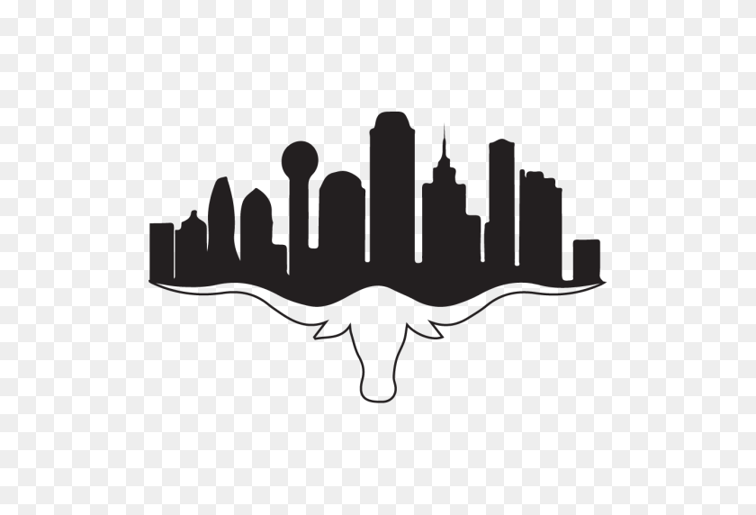 512x512 Call For Sponsors Wordcamp Dallas Fort Worth - City Skyline Silhouette PNG