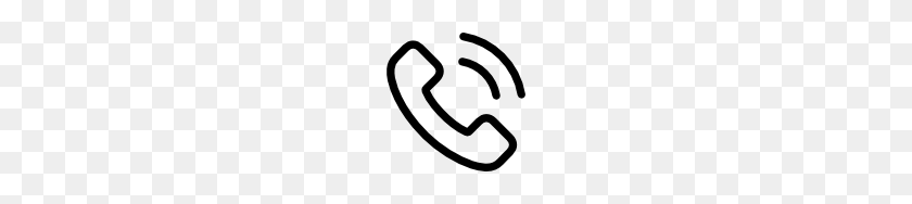 128x128 Иконки Вызова - Значок Телефона Белый Png