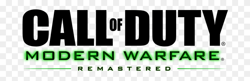 700x214 Call Of Duty Modern Warfare Logotipo Remastered - Logotipo De Call Of Duty Png