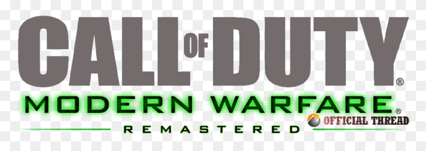 1024x314 Call Of Duty Modern Warfare Remastered Ot Return Of The King - Call Of Duty Logo PNG