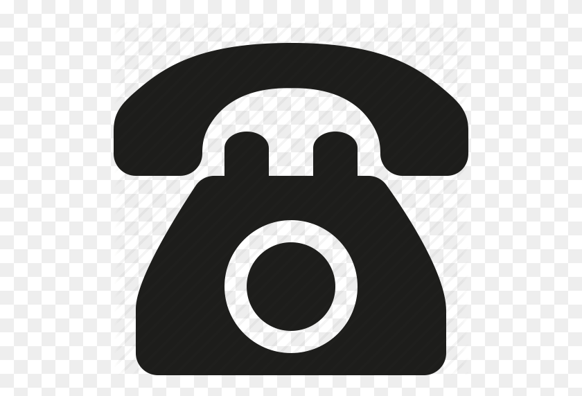 512x512 Call, Old, Phone, Telephone Icon - Phone Symbol PNG