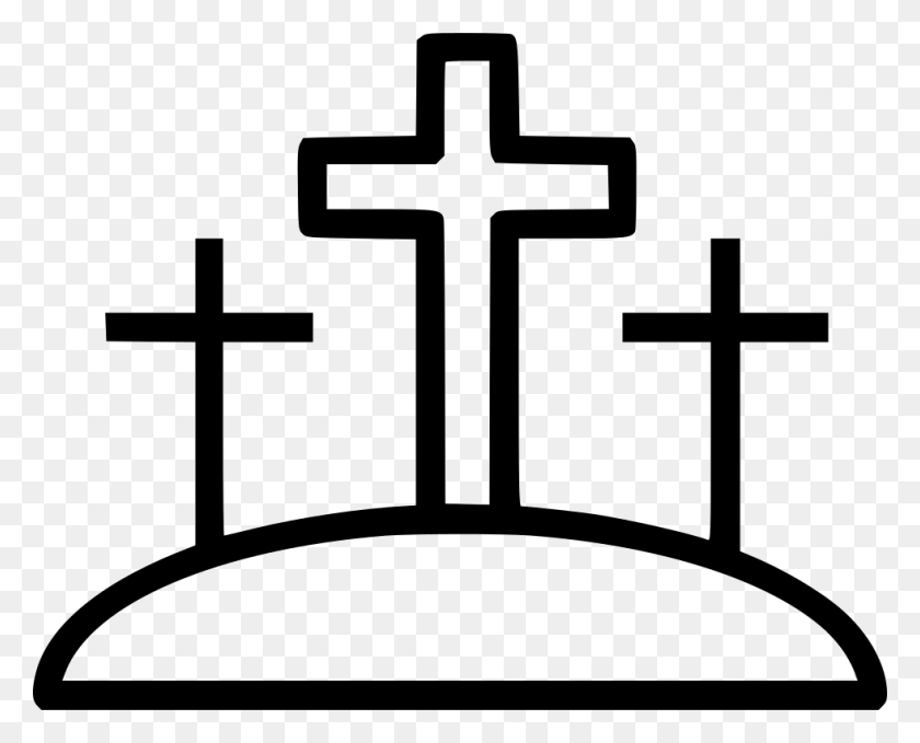 980x778 Христианский Крест На Голгофе Png Скачать Бесплатно - Иисус На Кресте Png