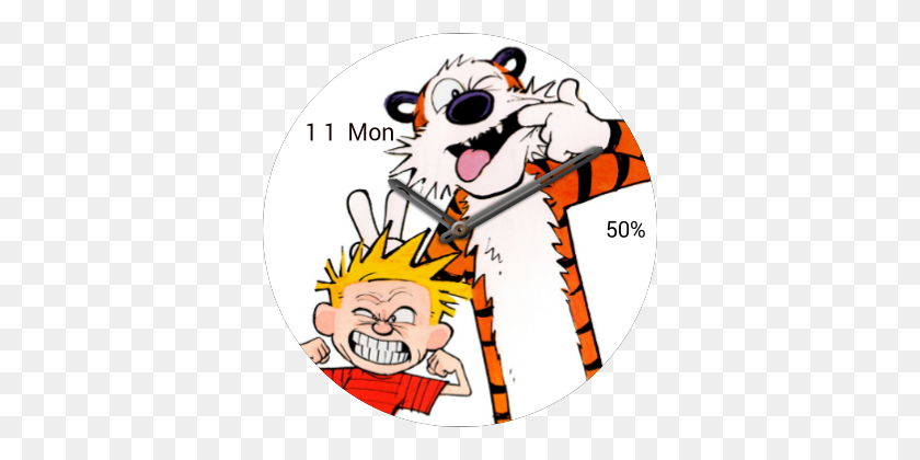 360x360 Calvin And Hobbes For Watch Urbane - Calvin And Hobbes Clipart
