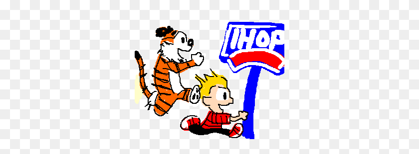 300x250 Calvin And Hobbes Go To Ihop - Calvin And Hobbes Clipart