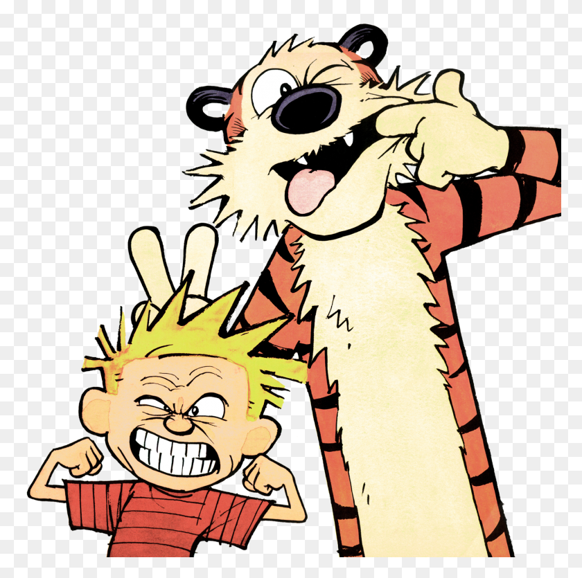 1400x1392 Calvin And Hobbes Png - Calvin And Hobbes PNG