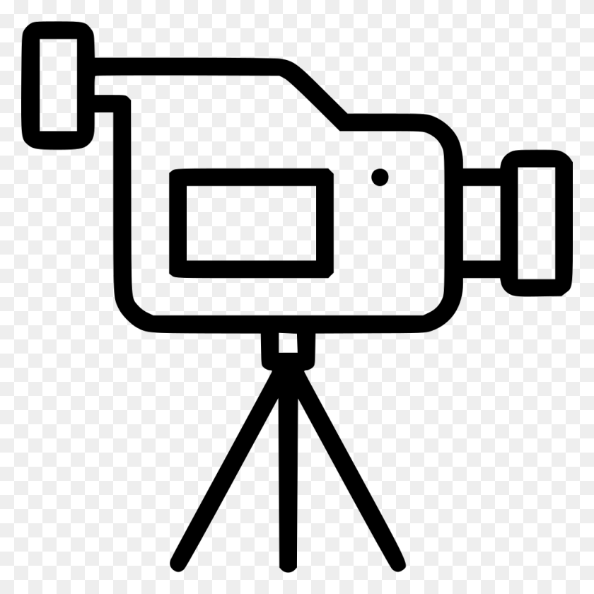 980x980 Камера Видеозапись Медиаустройство Подставка Для Видеокамеры Штатив - Видеокамера Png
