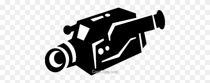 480x272 Camcorder Royalty Free Vector Clip Art Illustration - Camcorder Clipart