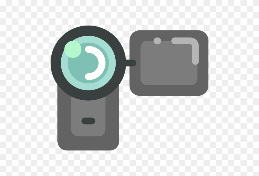 512x512 Значок Масштабируемой Векторной Графики Видеокамера - Запись Камеры В Формате Png