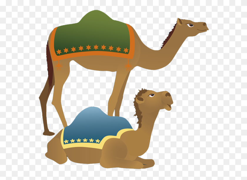 600x551 Верблюд Святого Семейства Вертеп Рождественские Клипарт - Верблюд Png