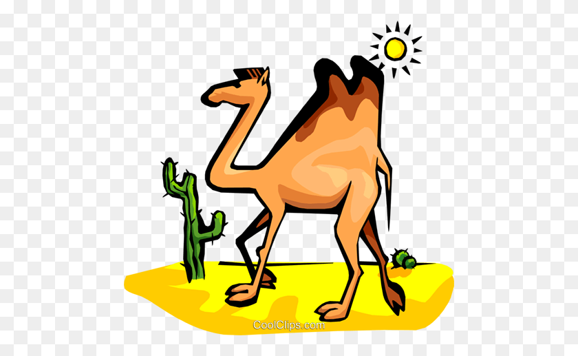480x457 Camel Royalty Free Vector Clip Art Illustration - Free Camel Clipart